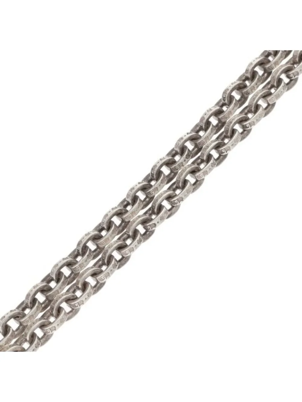 Chrome Hearts Paper Chain 20 Silver Necklace